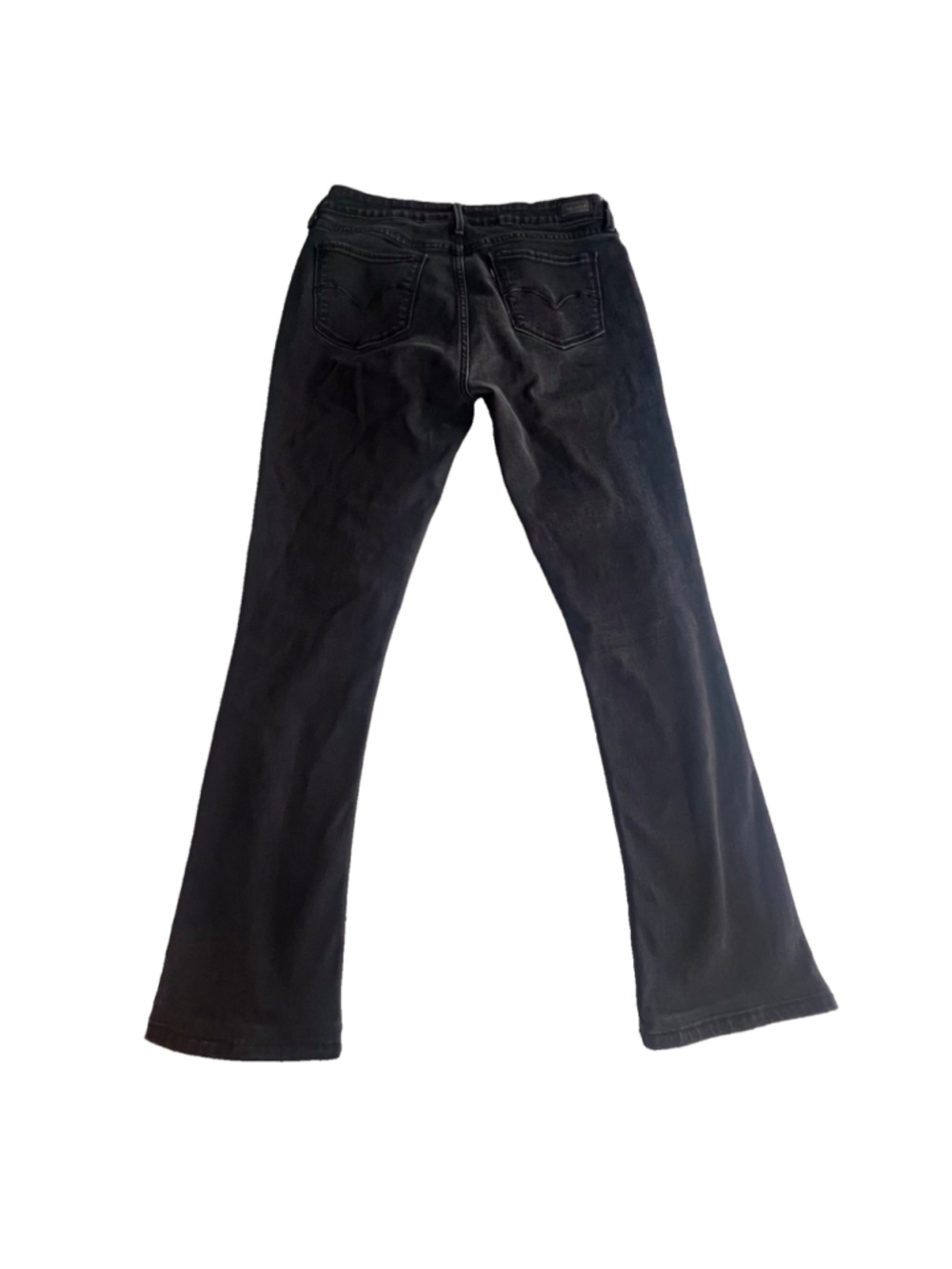 Levi's Womens Bootcut Legging Soft Black Jeans Classic Comfort Slimming W31 L32 - Picture 3 of 13